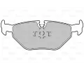 VALEO Sada brzdovch destiek kotouov brzdy VA 598259, 598259