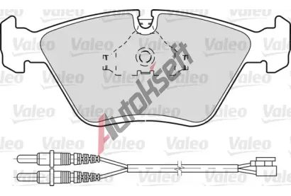 VALEO Sada brzdovch destiek kotouov brzdy VA 598281, 598281