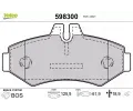 VALEO Sada brzdovch destiek kotouov brzdy ‐ VA 598300