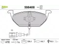 VALEO Sada brzdovch destiek kotouov brzdy ‐ VA 598408