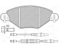 VALEO Sada brzdovch destiek kotouov brzdy VA 598419, 598419