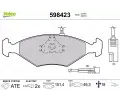 VALEO Sada brzdovch destiek kotouov brzdy ‐ VA 598423