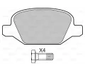VALEO Sada brzdovch destiek kotouov brzdy VA 598425, 598425