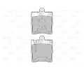 VALEO Sada brzdovch destiek kotouov brzdy VA 598447, 598447