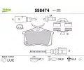 Sada brzdovch destiek VALEO ‐ VA 598474