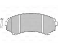 VALEO Sada brzdovch destiek kotouov brzdy VA 598518, 598518