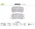 Sada brzdovch destiek VALEO ‐ VA 598520
