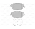 VALEO Sada brzdovch destiek kotouov brzdy VA 598536, 598536