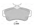 VALEO Sada brzdovch destiek kotouov brzdy VA 598543, 598543