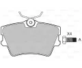 VALEO Sada brzdovch destiek kotouov brzdy VA 598546, 598546