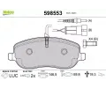 Sada brzdovch destiek VALEO ‐ VA 598553