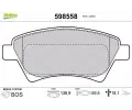 Sada brzdovch destiek VALEO ‐ VA 598558