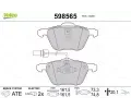 Sada brzdovch destiek VALEO ‐ VA 598565