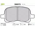 VALEO Sada brzdovch destiek kotouov brzdy ‐ VA 598579