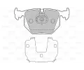 VALEO Sada brzdovch destiek kotouov brzdy VA 598580, 598580