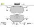 VALEO Sada brzdov�ch desti�ek kotou�ov� brzdy&nbsp;&dash;&nbsp;VA 598605