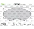 VALEO Sada brzdovch destiek kotouov brzdy ‐ VA 598613