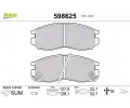 VALEO Sada brzdovch destiek kotouov brzdy ‐ VA 598625