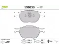 Sada brzdovch destiek VALEO ‐ VA 598639