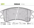 VALEO Sada brzdovch destiek kotouov brzdy ‐ VA 598648