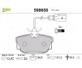 Sada brzdovch destiek VALEO ‐ VA 598650