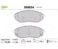 Sada brzdovch destiek VALEO ‐ VA 598654