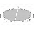 VALEO Sada brzdovch destiek kotouov brzdy VA 598665, 598665