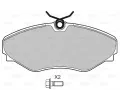 VALEO Sada brzdovch destiek kotouov brzdy VA 598669, 598669