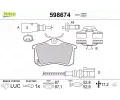 Sada brzdovch destiek VALEO ‐ VA 598674
