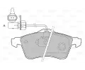 VALEO Sada brzdovch destiek kotouov brzdy VA 598676, 598676