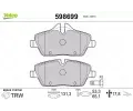 VALEO Sada brzdovch destiek kotouov brzdy ‐ VA 598699