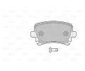 VALEO Sada brzdovch destiek kotouov brzdy VA 598752, 598752