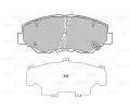 VALEO Sada brzdovch destiek kotouov brzdy VA 598757, 598757