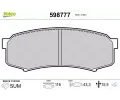 VALEO Sada brzdovch destiek kotouov brzdy ‐ VA 598777