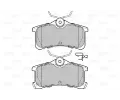 VALEO Sada brzdovch destiek kotouov brzdy VA 598810, 598810