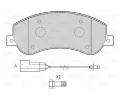 VALEO Sada brzdovch destiek kotouov brzdy VA 598816, 598816