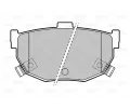 VALEO Sada brzdovch destiek kotouov brzdy VA 598817, 598817