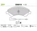 Sada brzdovch destiek VALEO ‐ VA 598818