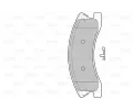 VALEO Sada brzdovch destiek kotouov brzdy VA 598833, 598833