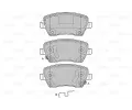 VALEO Sada brzdovch destiek kotouov brzdy VA 598847, 598847