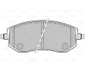 VALEO Sada brzdovch destiek kotouov brzdy VA 598853, 598853