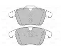 VALEO Sada brzdovch destiek kotouov brzdy VA 598879, 598879