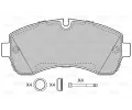 VALEO Sada brzdovch destiek kotouov brzdy VA 598881, 598881