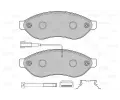 VALEO Sada brzdovch destiek kotouov brzdy VA 598891, 598891