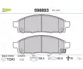 VALEO Sada brzdovch destiek kotouov brzdy ‐ VA 598893