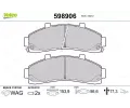VALEO Sada brzdov�ch desti�ek kotou�ov� brzdy&nbsp;&dash;&nbsp;VA 598906