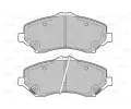 VALEO Sada brzdovch destiek kotouov brzdy VA 598924, 598924