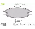 VALEO Sada brzdovch destiek kotouov brzdy ‐ VA 598927