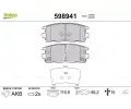 VALEO Sada brzdovch destiek kotouov brzdy ‐ VA 598941