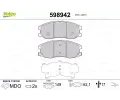 VALEO Sada brzdovch destiek kotouov brzdy ‐ VA 598942